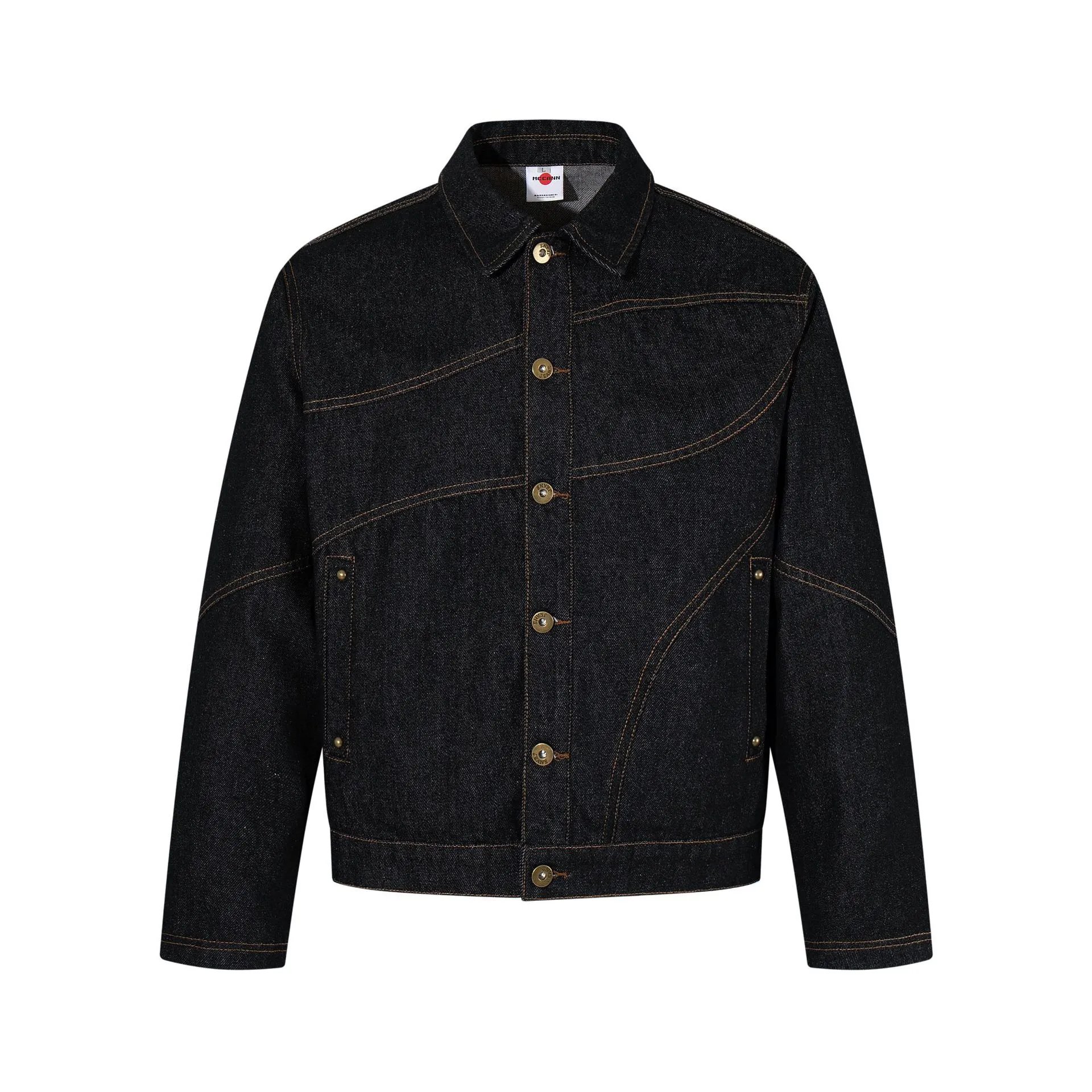 Denim Black Long Sleeve Jacket