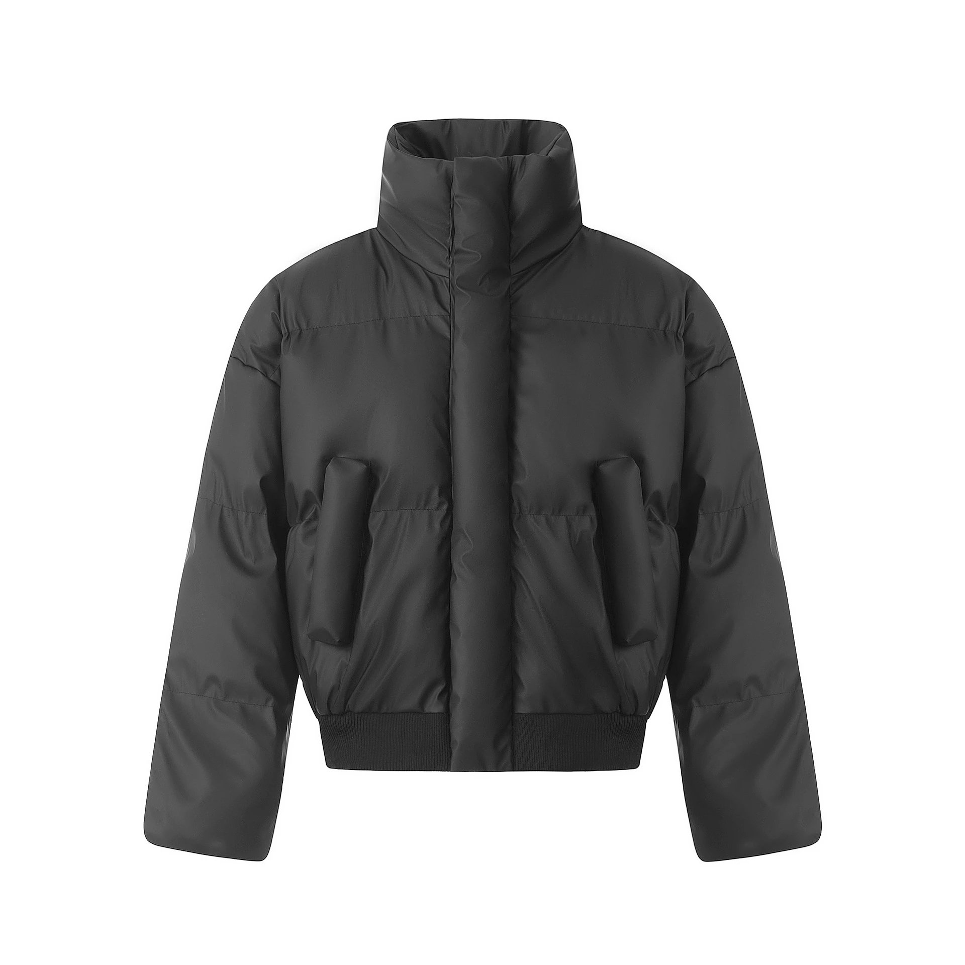 Lululemon Cropped Puffer Jacket with Stand-Up Collar