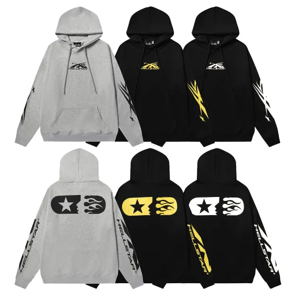 Hellstar Flame Logo Sweatpants Black - 7