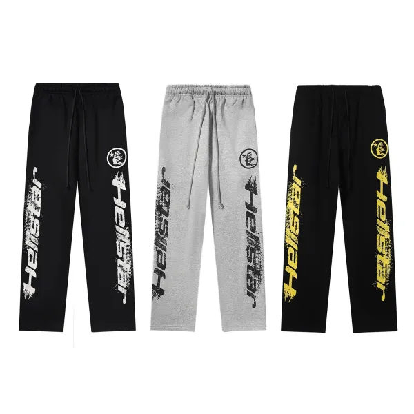 Hellstar Flame Logo Sweatpants Black - 8