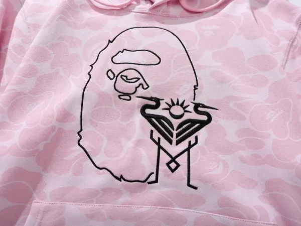 A Bathing Ape ABC Camo Hoodie White - 16