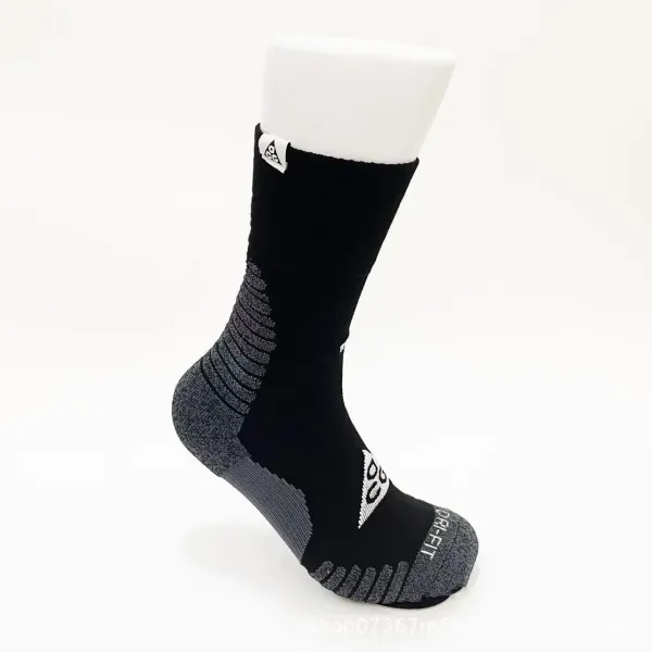 Nike Dri-FIT Performance Socks Black/Gray - 1