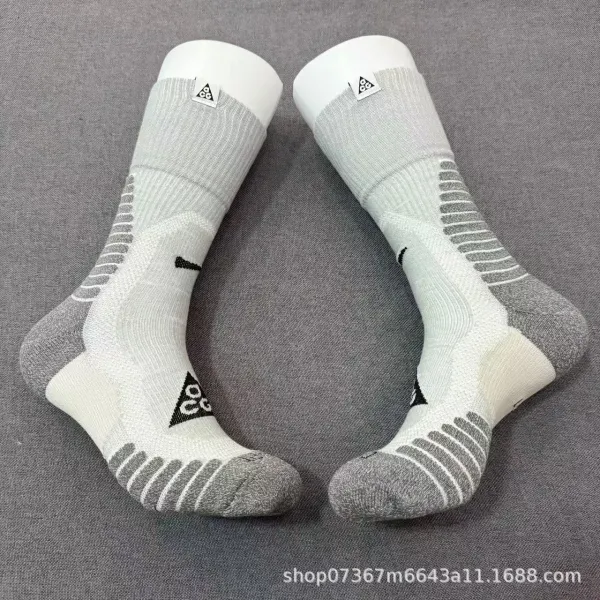 Nike Dri-FIT Performance Socks Black/Gray - 13