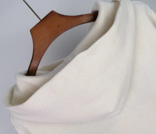 Amiri Lace-Embellished Arch Logo Cream Sweater - 34