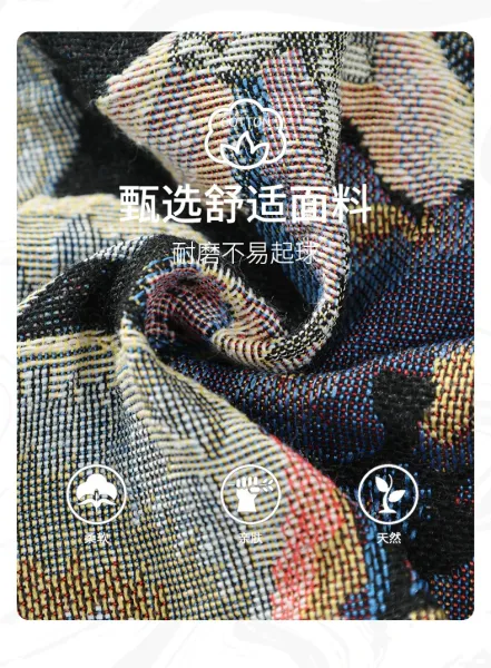 Teddy Bear Tapestry Print Oversized Shirt Jacket Multicolor Outerwear - 6