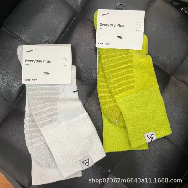 Nike Dri-FIT Performance Socks Black/Gray - 3