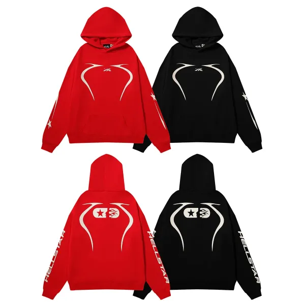 Hellstar Flame Logo Sweatpants Black - 22