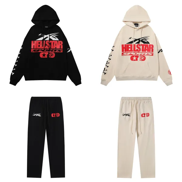 Hellstar Flame Logo Sweatpants Black - 16