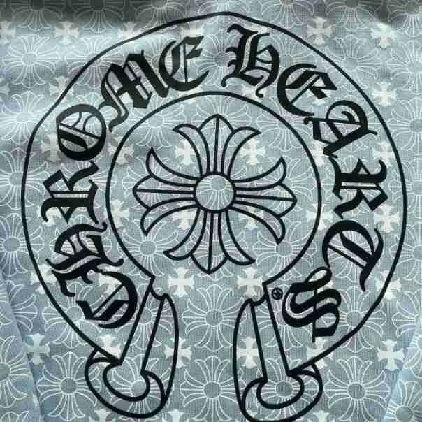Chrome Hearts White Cross-Embroidered Zip-Up Hoodie - 8