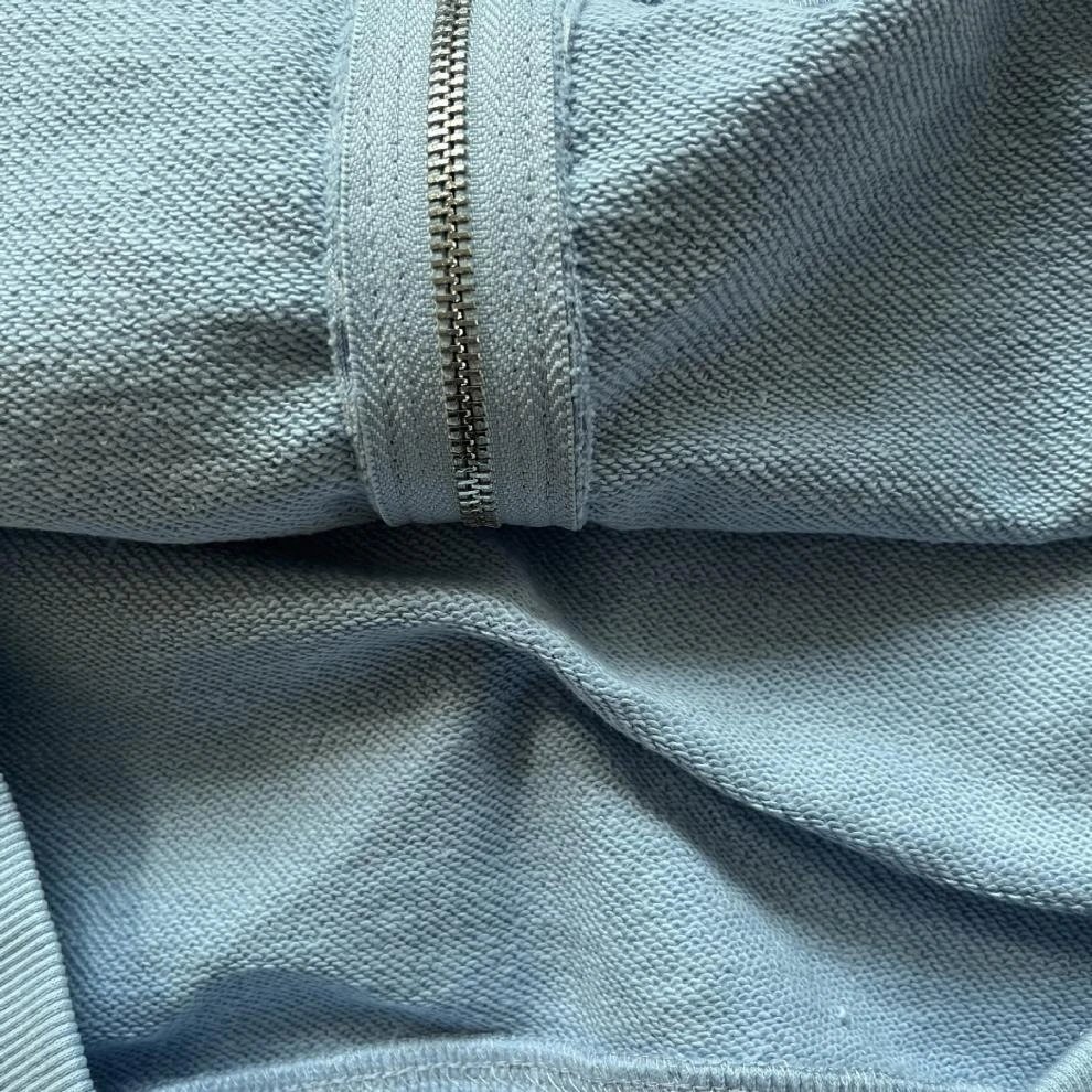 Chrome Hearts White Cross-Embroidered Zip-Up Hoodie - 16