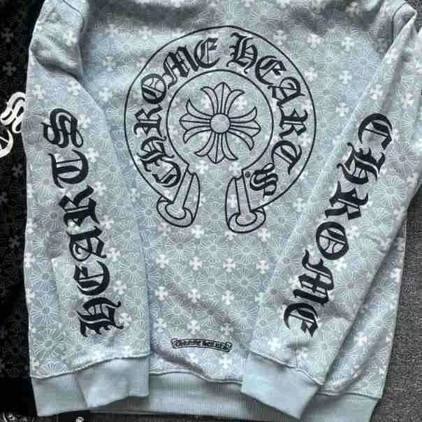 Chrome Hearts White Cross-Embroidered Zip-Up Hoodie - 5