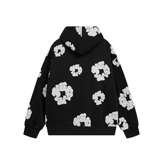Unbranded Hoodies & Sweatshirts Cotton Wreath Print Hoodie product detail image 5