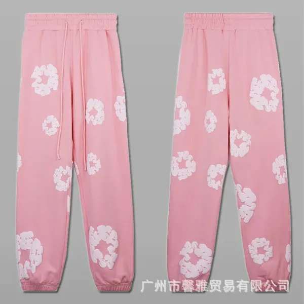 Design Floral Print Purple Hoodie - 34