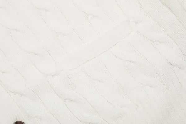 Ralph Lauren Cable Knit Cardigan White Sweater - 7