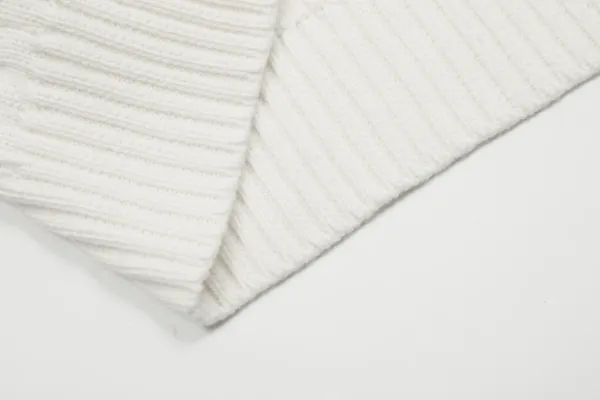 Ralph Lauren Cable Knit Cardigan White Sweater - 11