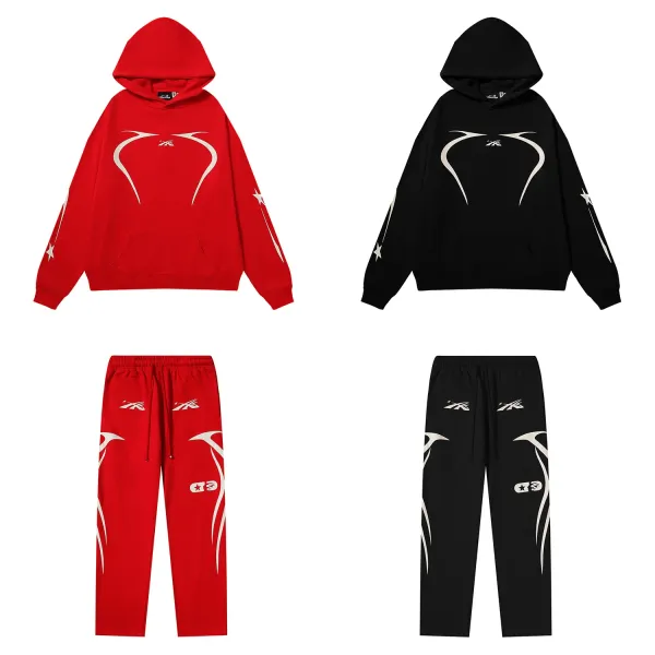 Hellstar Flame Logo Sweatpants Black - 20
