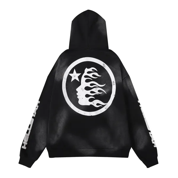 Hellstar Flame Logo Sweatpants Black - 32