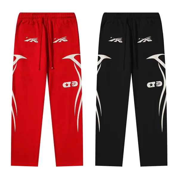 Hellstar Flame Logo Sweatpants Black - 21