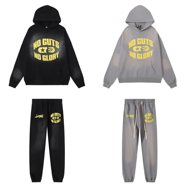 Hellstar Flame Logo Sweatpants Black - 47