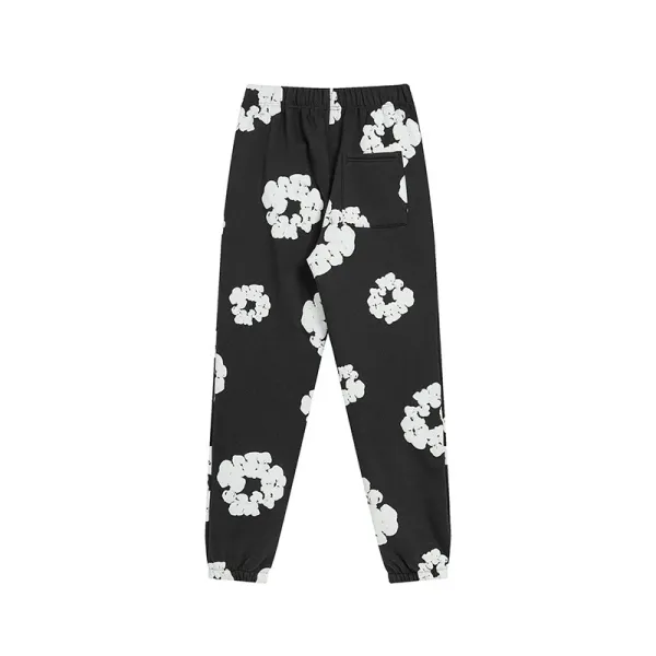 Gallery Dept. Scrunchie Print Joggers Black Sweatpants - 34