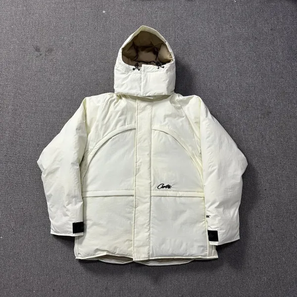 Comme des Garçons CDG Play Parka Off-White Down Jacket - 1
