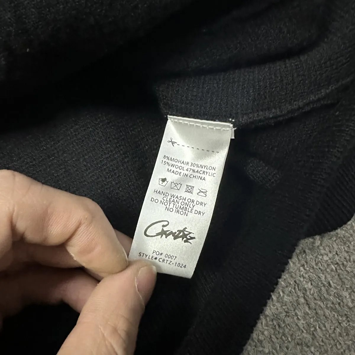 Comme des Garçons Play x针织印花拉链开衫 White Knit Zip-Up Cardigan - 34