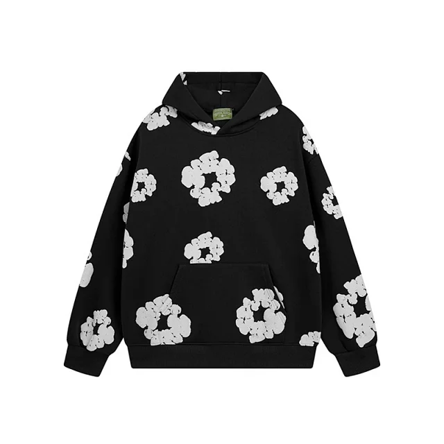 Unbranded Hoodies & Sweatshirts Cotton Wreath Print Hoodie product detail image 4