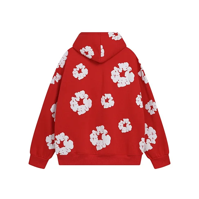 Unbranded Hoodies & Sweatshirts Cotton Wreath Print Hoodie product detail image 11