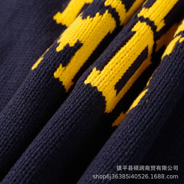Human Made H Logo Knit Sweater Navy - 16