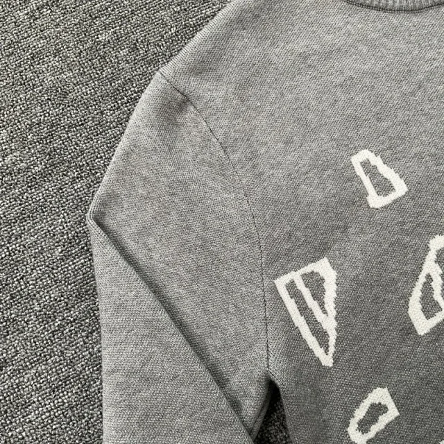 Broken Planet Knitwear Jacquard graphic crewneck sweater product detail image 23