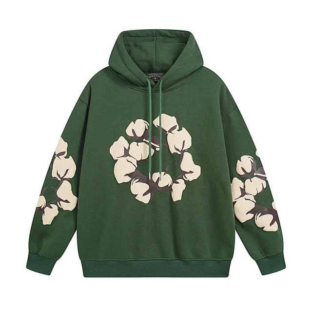 Unbranded Hoodies & Sweatshirts Cotton Wreath Print Hoodie product detail image 18