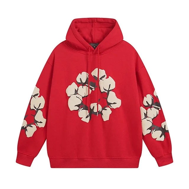 Unbranded Hoodies & Sweatshirts Cotton Wreath Print Hoodie product detail image 22