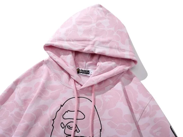 A Bathing Ape ABC Camo Hoodie White - 12