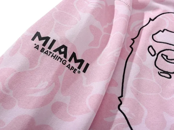 A Bathing Ape ABC Camo Hoodie White - 17