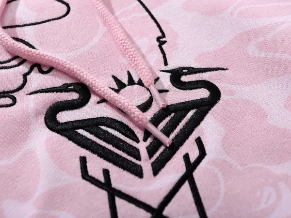A Bathing Ape ABC Camo Hoodie White - 20