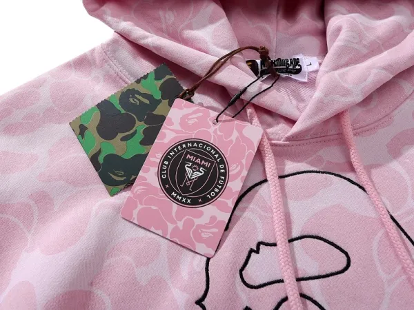 A Bathing Ape ABC Camo Hoodie White - 14