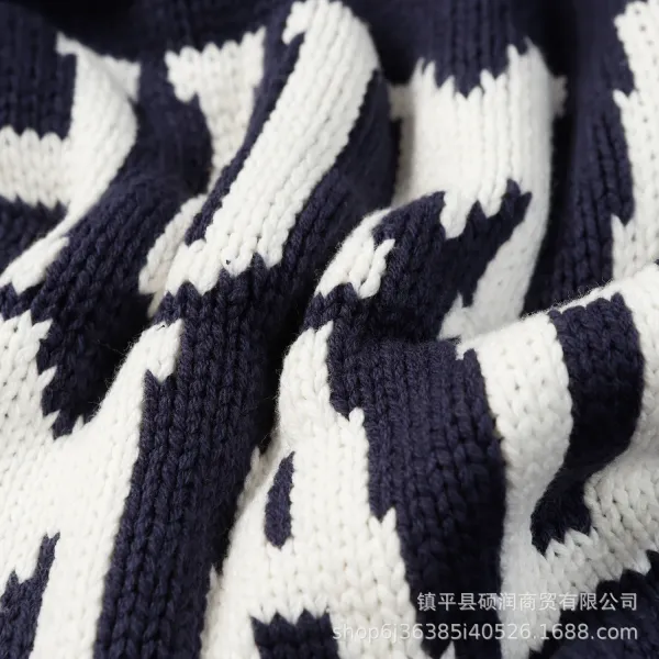 Human Made H Logo Knit Sweater Navy - 10