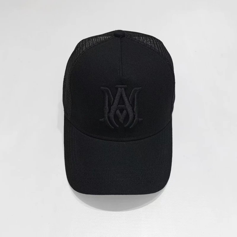 Maison Margiela Tabi Logo Black Mesh Baseball Cap - 1