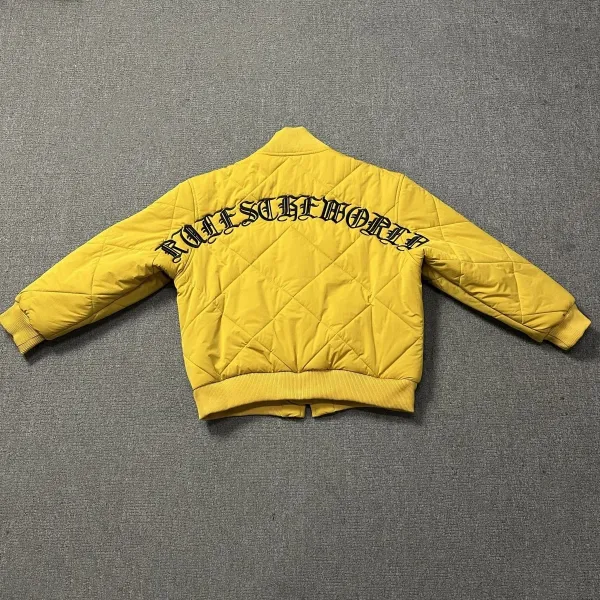 Raf Simons x Eastpak Yellow Quilted Bomber Jacket - 1