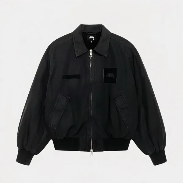 Stüssy Utility Bomber Jacket Black - 1