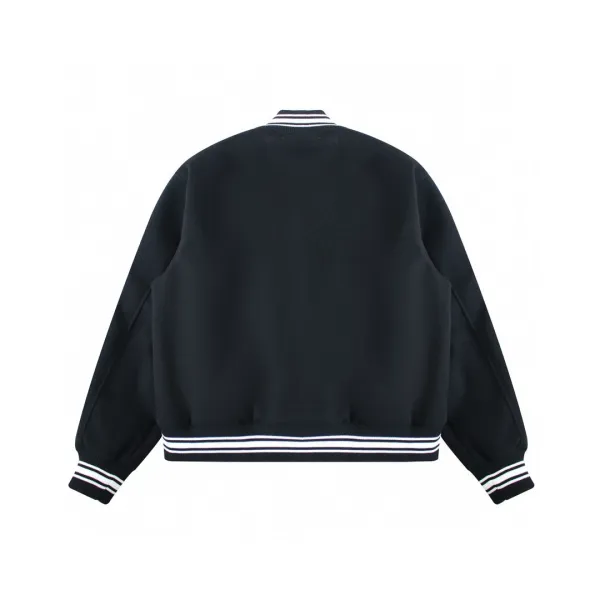 Stüssy Patchwork Varsity Jacket Black Outerwear - 20