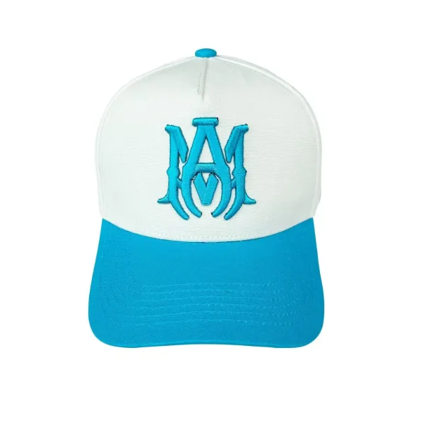Maison Margiela MM Logo Embroidered Black Mesh Back Baseball Cap - 26