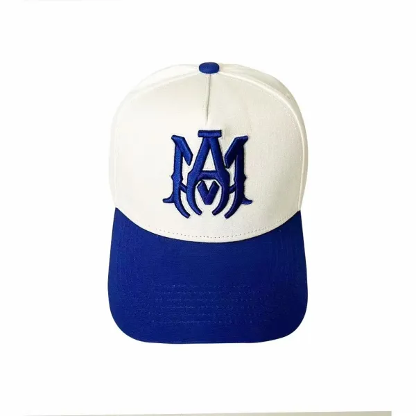 Maison Margiela MM Logo Embroidered Black Mesh Back Baseball Cap - 25