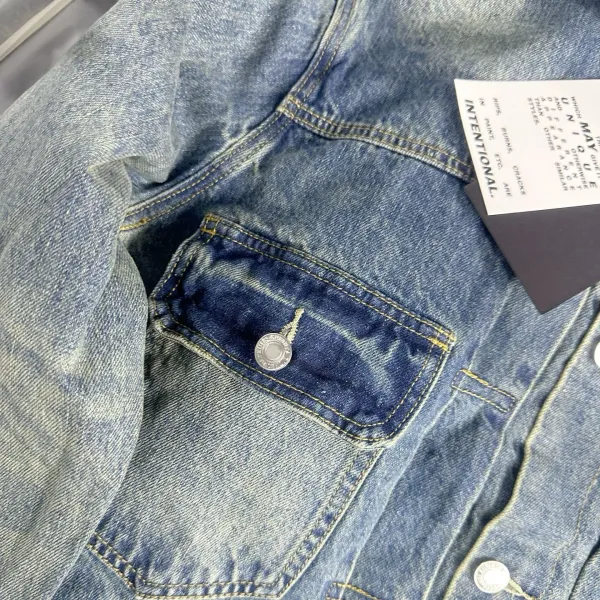 Enfants Riches Déprimés 2504 Water-Washed Denim Jacket - 8