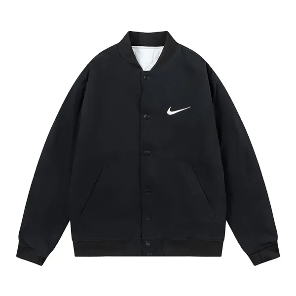 Stüssy Patchwork Varsity Jacket Black Outerwear - 4