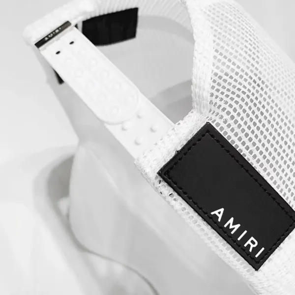 Maison Margiela MM Logo Embroidered Black Mesh Back Baseball Cap - 13