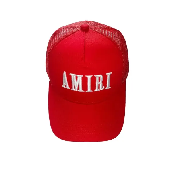 Maison Margiela MM Logo Embroidered Black Mesh Back Baseball Cap - 17