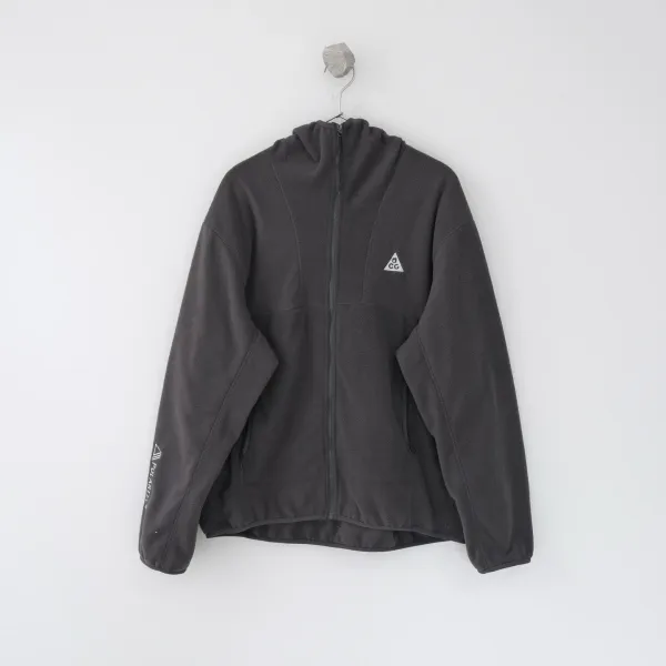Nike ACG Polartec Full-Zip Hooded Fleece Jacket Black - 9