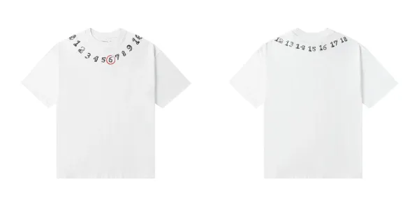 Maison Margiela Numbered T-Shirt White - 1