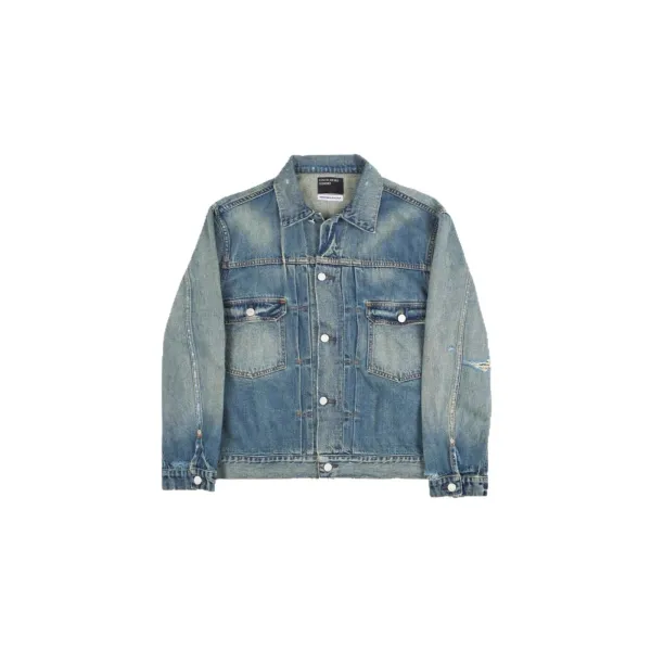 Enfants Riches Déprimés 2504 Water-Washed Denim Jacket - 2